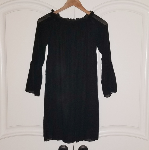 Beautiful Boho Black Flare Dress 🖤🖤🖤 - Picture 3 of 5